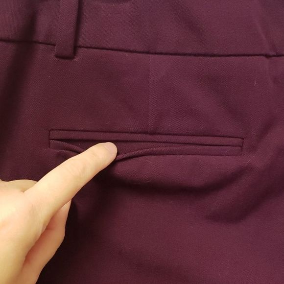 Target 💟 Stretchable Burgandy Pants Size 6 - Picture 7 of 13